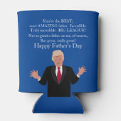 Funny Fathers Day Gift Donald Trump Grote Vader Blikjeskoeler (Achterkant)