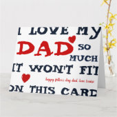 Funny Fathers Day Kaart (Gele Bloem)