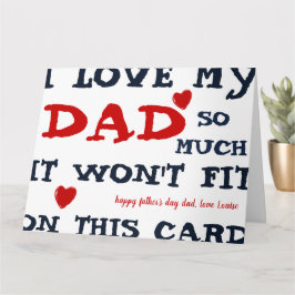 Funny Fathers Day Kaart