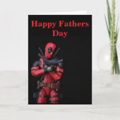 Funny Fathers Day Kaart (Voorkant)