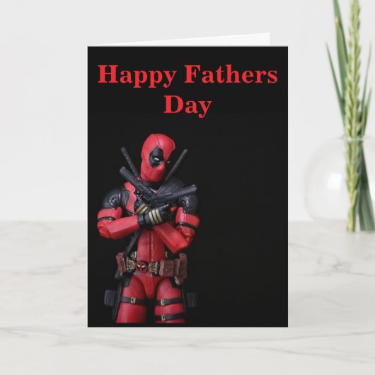 Funny Fathers Day Kaart (Voorkant)