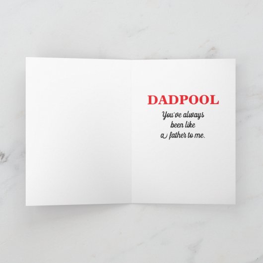 Funny Fathers Day Kaart (Binnen)