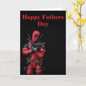 Funny Fathers Day Kaart (Gele Bloem)