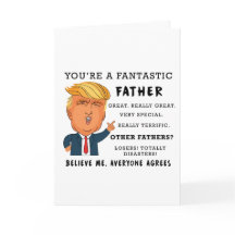 Funny Fathers Day Kaart - Donald Trump Kaart