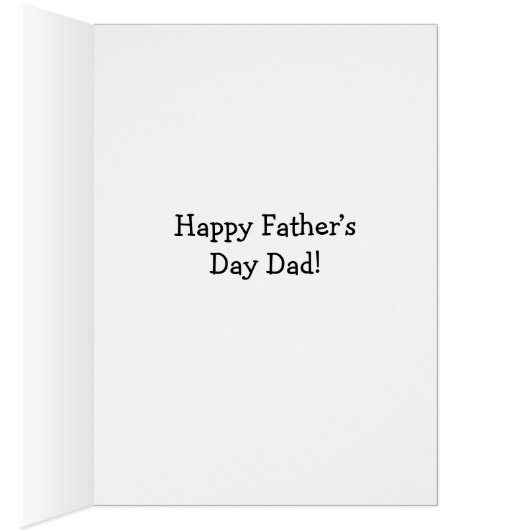 Funny Father's Day Kaart "Spectickles" (Binnen (Rechts))