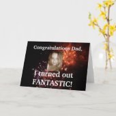 Funny Fathers Day Kaart - voeg je eigen foto toe! (Gele Bloem)