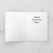 Funny Fathers Day-kaarten: Papa Rating Cartoon Kaart (Binnen)
