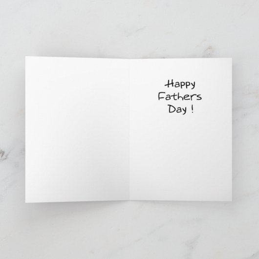 Funny Fathers Day-kaarten: Papa Rating Cartoon Kaart (Binnen)