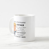Funny Fathers Day Mug - Donald Trump Saying Koffiemok (Voorkant links)