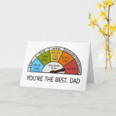 Funny Father's Day Snoring Kaart (Gele Bloem)