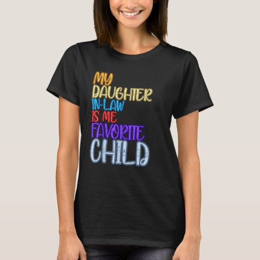 Funny Fathers Day tees My Daughter-in-law Is My Fa (Voorkant)