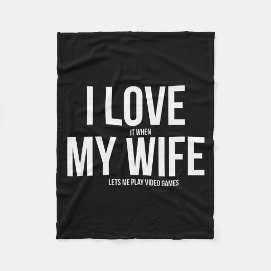 Funny Father's Day Video Game Dad  Fleece Deken (Voorkant)