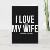 Funny Father's Day Video Game Dad  Kaart (Voorkant)