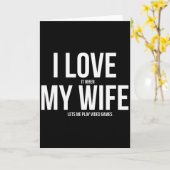 Funny Father's Day Video Game Dad Kaart (Gele Bloem)