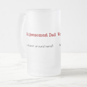 Funny Fathers Day   Worlds Awesomest Dad   Matglas Bierpul
