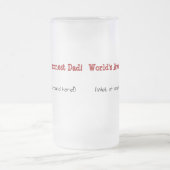 Funny Fathers Day | Worlds Awesomest Dad | Matglas Bierpul (Center)