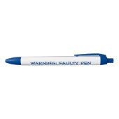 Funny "Faulty Pen" Bad Speller ballpoint Pen (Bovenkant)