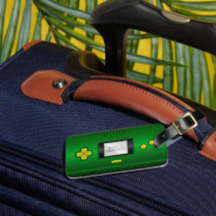 Funny faux gamepad console retro gaming bagagelabel