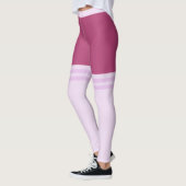 Funny Faux Overknee Sokken Paarse Leggings (Links)