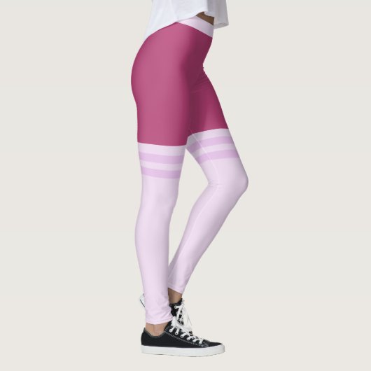 Funny Faux Overknee Sokken Paarse Leggings (Rechts)