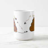 Funny Faux Poop Emoji Politieke Cartoon Mok (Midden)