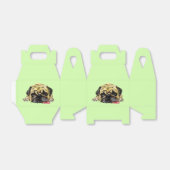Funny Favor Box met Fun Tired Pug Dog Bedankdoosjes (Uitgevouwen)