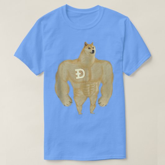 Funny Fearless Dopostes in Pump Doge Cryptocurrenc T-shirt (Design voorkant)