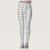 Funny Feathers Angel Wings Feather White Leggings (Voorkant)