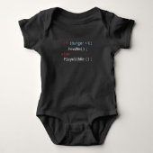 Funny FeedMe of PlayWithMe Code Donker Romper (Voorkant)