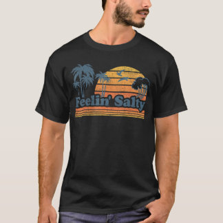 Funny Feelin Salty Beach Zomervakantie Vintage 7 T-shirt