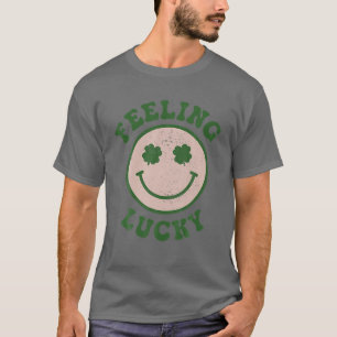 Funny Feeling Lucky Smile Face Meme T-shirt