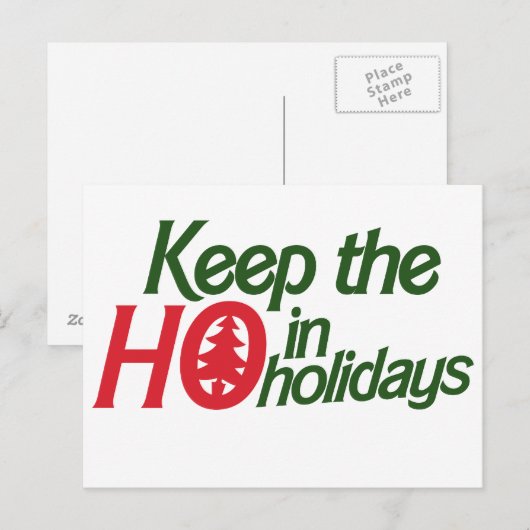 Funny Feestdagen Ho (Voorkant / Achterkant)