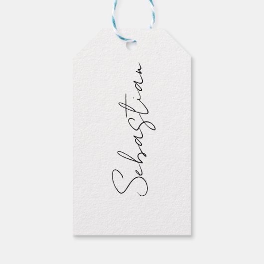 Funny feliz navidad cadeaulabel (Achterkant)