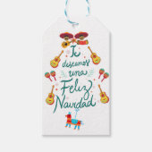Funny feliz navidad  cadeaulabel (Voorkant)