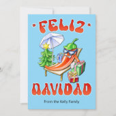 Funny Feliz Navidad Christmas Chili Feestdagenkaart (Voorkant)