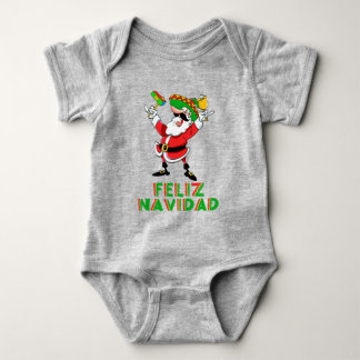 Funny Feliz Navidad Mexico Kerstmis Romper