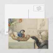 Funny Fellow Speelgoed met kind Briefkaart (Voorkant / Achterkant)