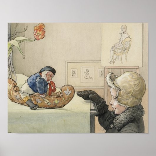 Funny Fellow Speelgoed met kind Poster (Voorkant)