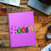 Funny Fellows Cartoon Naam Notitieboek | Sonia