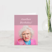 Funny Feminine Birthday Humor Alle Nighters Kaart (Voorkant)