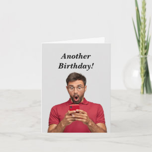 Funny Feminine Birthday Lying Over Age Card Kaart