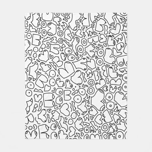 Funny feminist baby fleece deken (Voorkant)