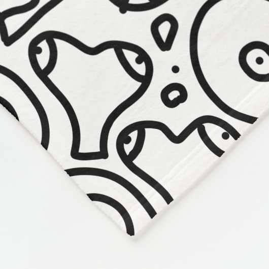 Funny feminist baby fleece deken (Hoek)