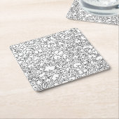 Funny feminist baby kartonnen onderzetters (Schuin)