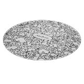 Funny feminist baby snijplank (Hoek)