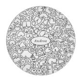 Funny feminist baby snijplank (Voorkant)