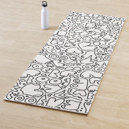 Funny feminist baby yogamat