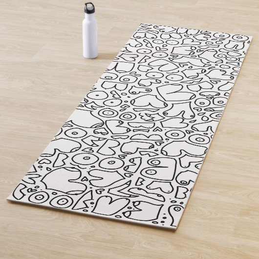 Funny feminist baby yogamat (In situ)