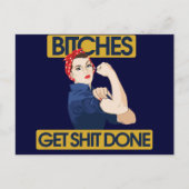 Funny feminist humor briefkaart (Voorkant)