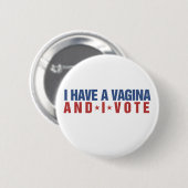 Funny feminist humor ronde button 5,7 cm (Voorkant /achterkant)